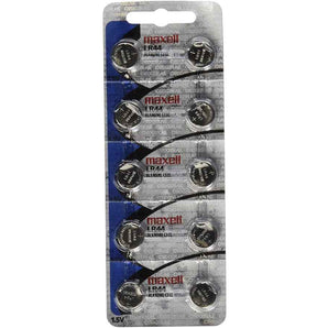 Maxell LR44 1.5V Alkaline Coin Cell Battery (A76 76A AG13 L1154 G13 V13GA 357) - Hologram Packaging - 1 Piece Tear Strip (Minimum Qty of 2 pieces)