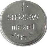 Maxell SR521SW 379 16mAh 1.55V Silver Oxide Button Cell Battery - Bulk