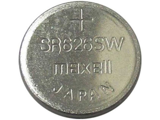 Maxell SR626SW 377 28mAh 1.55V Silver Oxide Button Cell Battery - Bulk