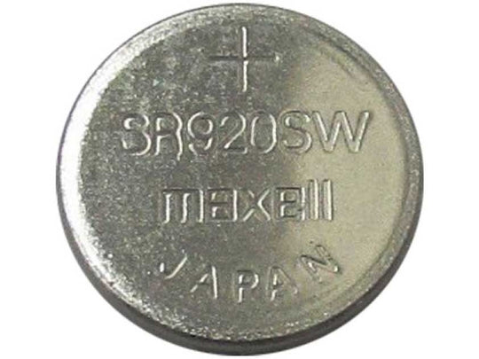 Maxell SR920SW 371 45mAh 1.55V Silver Oxide Button Cell Battery - Bulk