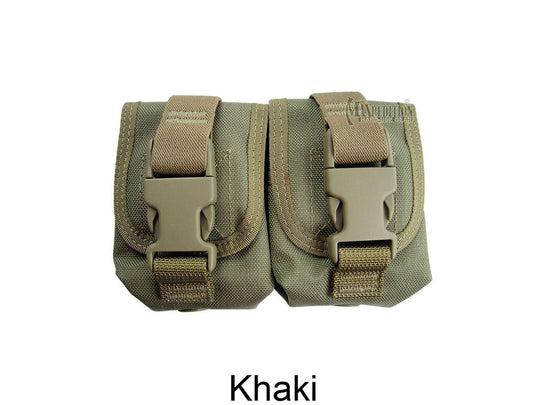 Maxpedition Double Frag Grenade Pouch - Khaki (1436K)