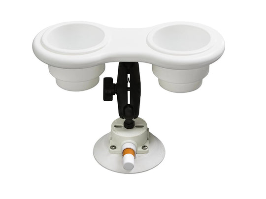 SeaSucker MC5303W 2-Cup Holder - Angle Mount - White or Black