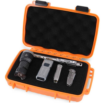 MecArmy B20 EDC Waterproof Storage Box with Foam - 7.7 x 5 x 2-inches - Army Green, Black, Brown, or Orange