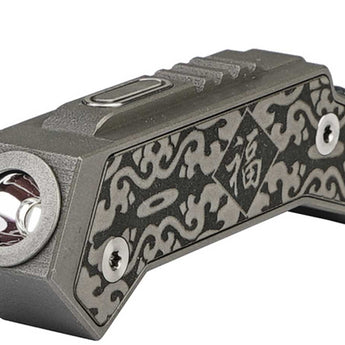 MecArmy FL02 Rechargeable Keychain Flashlight - CREE XP-G2 S4 LED - 360 Lumens - Includes 120mAh LiPoly Battery Pack - Geometry, Sandblasted, Lucky, Lucky Monster, or PVD Black