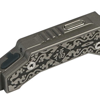 MecArmy FL02 Rechargeable Keychain Flashlight - CREE XP-G2 S4 LED - 360 Lumens - Includes 120mAh LiPoly Battery Pack - Geometry, Sandblasted, Lucky, Lucky Monster, or PVD Black