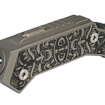 MecArmy FL02 Rechargeable Keychain Flashlight - CREE XP-G2 S4 LED - 360 Lumens - Includes 120mAh LiPoly Battery Pack - Geometry, Sandblasted, Lucky, Lucky Monster, or PVD Black