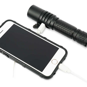 MecArmy MOT10 USB Rechargeable Pocket Powerbank Flashlight - CREE XPL-HI V3 LED - 1000 Lumens - Uses 1 x 18650, 2 x 16340, 2 x 18350, or 2 x CR123A