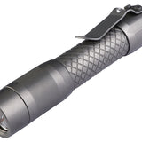 MecArmy PS14 Ti Titanium Neutral, Cool White Dual Color EDC Flashlight - 2 x CREE XPL-HD LEDs - 1200 Lumens - Uses 1 x 14500 (Included) or 1 x AA - Black and Gold or Sandblasted