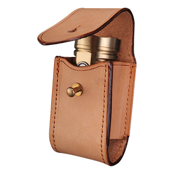 MecArmy PT16-BS Brass Ultra Bright Rechargeable Flashlight - 3 x CREE XP-G2 LEDs - 1200 Lumens - Uses 1 x 16340 (Included) or 1 x 18350 - Brass