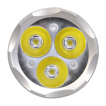 MecArmy PT16 Ultra Bright Rechargeable Flashlight - 3 x CREE XP-G2 LEDs - 1100 Lumens - Includes 1 x 16340 - Aluminum