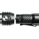 MecArmy PT16 Ultra Bright Rechargeable Flashlight - 3 x CREE XP-G2 LEDs - 1100 Lumens - Includes 1 x 16340 - Aluminum
