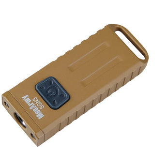 MecArmy SGN3 Rechargeable Keychain Flashlight - 1 x CREE XP-G2 White, 1 x 3mm Red, and 1 x 3mm UV LED - 160 Lumens - Includes Built-In 280mAh Li-ion Battery Pack - Comes in a variety of colors
