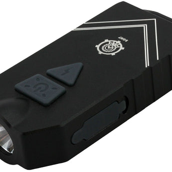 MecArmy SGN7icro microUSB Rechargeable Personal Attack Alarm Flashlight - CREE XP-G2 S4 LED - 550 Lumens - Includes Built-In 650mAh Battery Pack - Black, Silver, Red, Gold, or Rose