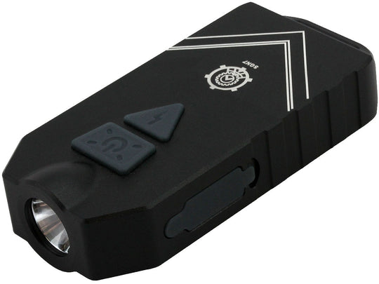 MecArmy SGN7icro microUSB Rechargeable Personal Attack Alarm Flashlight - CREE XP-G2 S4 LED - 550 Lumens - Includes Built-In 650mAh Battery Pack - Black, Silver, Red, Gold, or Rose