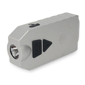 MecArmy SGN7icro microUSB Rechargeable Personal Attack Alarm Flashlight - CREE XP-G2 S4 LED - 550 Lumens - Includes Built-In 650mAh Battery Pack - Black, Silver, Red, Gold, or Rose