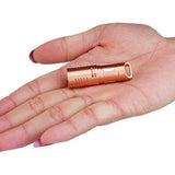 MecArmy X3S Rechargeable Keychain Light - CREE XP-G2 LED - 130 Lumens - Includes 1 x 10180 - Brass or Copper