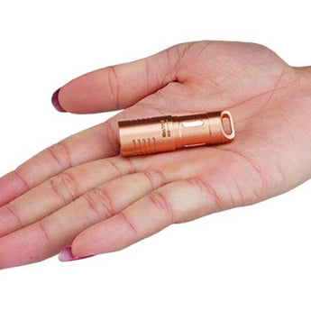 MecArmy X3S Rechargeable Keychain Light - CREE XP-G2 LED - 130 Lumens - Includes 1 x 10180 - Brass or Copper