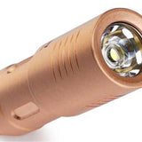 MecArmy X3S Rechargeable Keychain Light - CREE XP-G2 LED - 130 Lumens - Includes 1 x 10180 - Brass or Copper