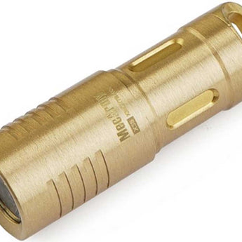 MecArmy X3S Rechargeable Keychain Light - CREE XP-G2 LED - 130 Lumens - Includes 1 x 10180 - Brass or Copper
