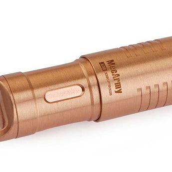 MecArmy X3S Rechargeable Keychain Light - CREE XP-G2 LED - 130 Lumens - Includes 1 x 10180 - Brass or Copper