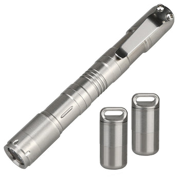 Mecarmy X7S Flashlight and Lighter - CREE XP-G2 LED - 130 Lumens - Includes 1 x 10180 - Polished