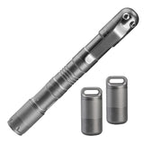 Mecarmy X7S Flashlight and Lighter - CREE XP-G2 LED - 130 Lumens - Includes 1 x 10180 - Polished