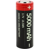 MecArmy 26650 5000mAh 3.7V Protected Lithium Ion (Li-ion) Battery