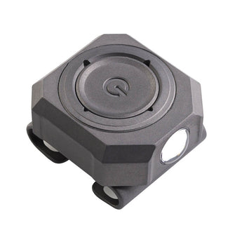 MecArmy CPLU Titanium USB Rechareable Watchband LED Flashlight - CREE XP-G2 S4 - 300 Lumens - Uses Built-In 55mAh Li-Poly Battery Pack - Sandblasted Titanium