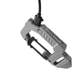 MecArmy FL10 Rechargeable EDC Carabiner Flashlight - CREE XP-G2 S4 LED - 360 Lumens - Includes Built-In 100mAh Battery Pack