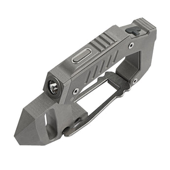 MecArmy FL10 Rechargeable EDC Carabiner Flashlight - CREE XP-G2 S4 LED - 360 Lumens - Includes Built-In 100mAh Battery Pack