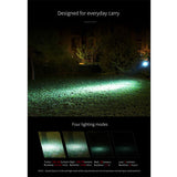 MecArmy FL10 Rechargeable EDC Carabiner Flashlight - CREE XP-G2 S4 LED - 360 Lumens - Includes Built-In 100mAh Battery Pack