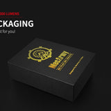 MecArmy FM16 Dual Switch Rechargeable Right Angle Flashlight - CREE XPL-HI V3 LED - 760 Lumens - Includes 1 x 16340