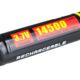 MecArmy M145 14500 750mAh 3.7V Protected Lithium Ion (Li-ion) Button Top Battery