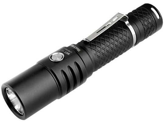 MecArmy MOT10 USB Rechargeable Pocket Powerbank Flashlight - CREE XPL-HI V3 LED - 1000 Lumens - Uses 1 x 18650, 2 x 16340, 2 x 18350, or 2 x CR123A