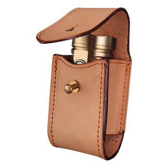 MecArmy PT16-BS Brass Ultra Bright Rechargeable Flashlight - 3 x CREE XP-G2 LEDs - 1200 Lumens - Uses 1 x 16340 (Included) or 1 x 18350 - Brass