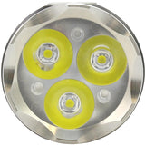 MecArmy PT16 Ultra Bright Rechargeable Flashlight - 3 x CREE XP-G2 LEDs - 1100 Lumens - Includes 1 x 16340 - Aluminum