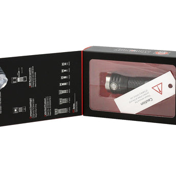 MecArmy PT16 Ultra Bright Rechargeable Flashlight - 3 x CREE XP-G2 LEDs - 1100 Lumens - Includes 1 x 16340 - Aluminum