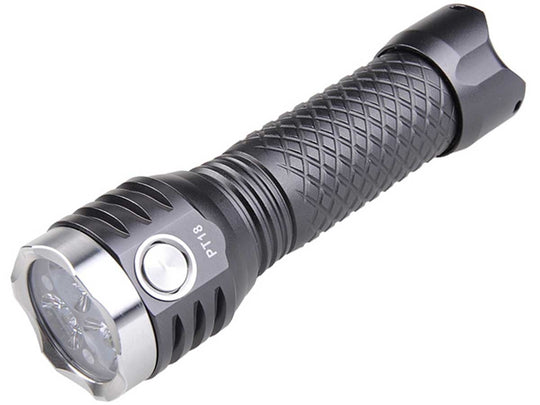 MecArmy PT18 Rechargeable 18650 Flashlight - 3 x CREE XP-G2 LEDs - 1000 Lumens - Uses 1 x 18650 (included) or 2 x CR123As