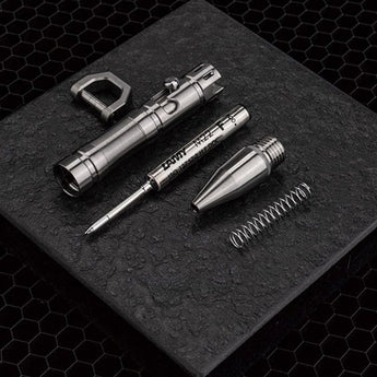 MecArmy TPX8 Bolt Action Tactical Pen - Available in Brass or Titanium