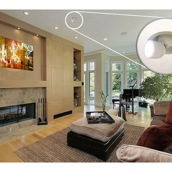 Method Lights ML-Direct LED Picture Light - 1700 Lumens - Includes Remote Control - Bulb Compatible with Recessed and Track Lighting Fixtures