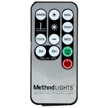 Method Lights ML-Direct LED Picture Light - 1700 Lumens - Includes Remote Control - Bulb Compatible with Recessed and Track Lighting Fixtures
