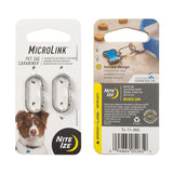 Nite Ize MicroLink Pet Tag Carabiner - 2 Pack - (TL-11-2R3)