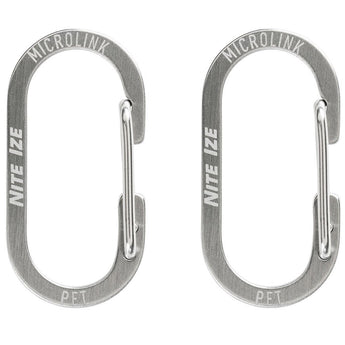 Nite Ize MicroLink Pet Tag Carabiner - 2 Pack - (TL-11-2R3)