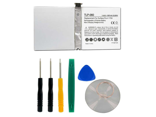 Empire 1724 7.6V 5087mAh Lithium Polymer (Li-Poly) Battery for Microsoft Surface Pro 4