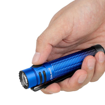 Olight Warrior Mini 3 Rechargeable LED Flashlight - 1750 Lumens - Includes 1 x 18650 - Black, Forest Gradient, Midnight Horizon, Desert Tan, or Zombie Green