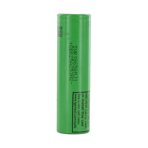 LG MJ1 Unprotected Flat Top 18650 Battery Vertical View