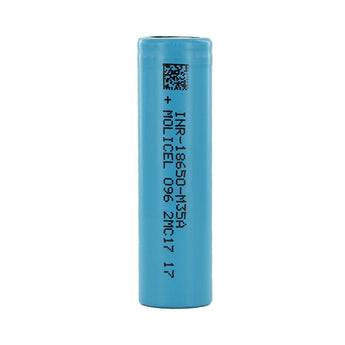 Molicel M35A INR 18650 3500mAh 3.6V High-Drain 10A Lithium Ion (Li-Ion) Unprotected Flat Top Battery