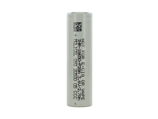 Molicel P28A INR 18650 2800mAh 3.6V High-Drain 35A Lithium Ion (Li-Ion) Unprotected Flat Top Battery