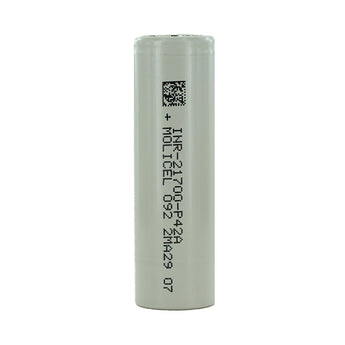 Molicel P42A INR 21700 4200mAh 3.6V High-Drain 45A Lithium Ion (Li-Ion) Unprotected Flat Top Battery