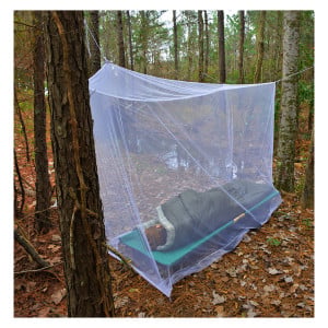 Ultimate Survival Technologies Camp Mosquito Net - Mesh Polyester for Insect Protection - 31.9-inch Single - White (20-BUG0001)